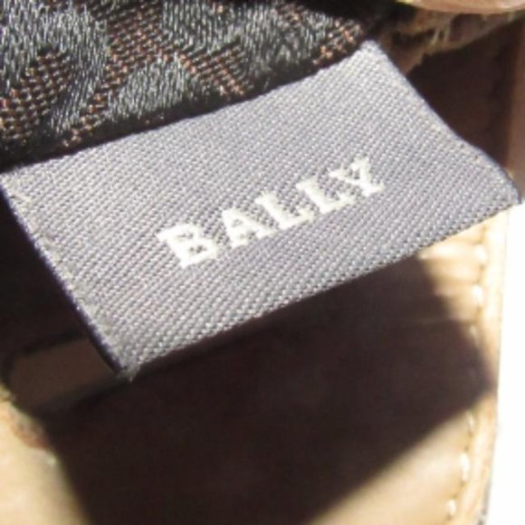 Bally Tangold Leather Chrome Belt Bag Fanny Pack Designer Wallet - Picture 10 of 11